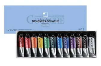 오늘 구매한 과슈물감 구매하길 잘한거 같아요