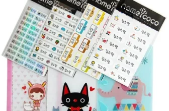 오늘 구매한 방수이름스티커 추천합니다!