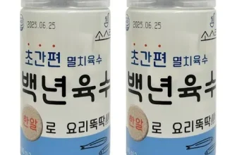 옆집에서 추천받은 코스트코백년육수 굿굿굿~