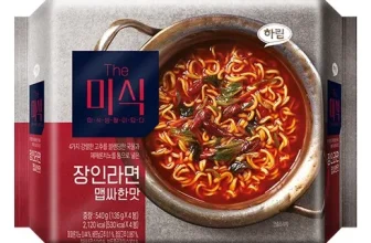 옆집에서 추천받은 미식라면 가격비교