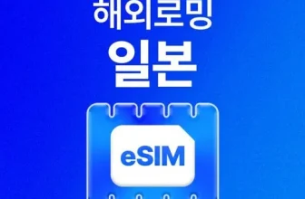 내돈내산!! 오사카유심 넘 좋아요~