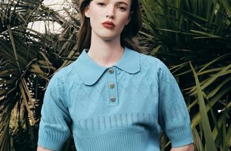 칼라거펠트인견크로쉐니트